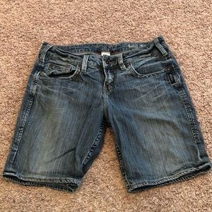 Silver brand jean shorts